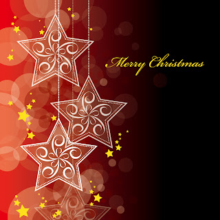 星と雪で美しく描くクリスマスの背景 beautiful christmas background vectorイラスト素材2