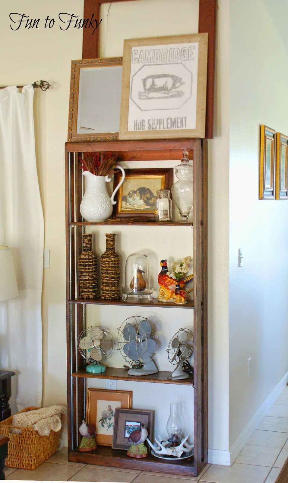 Fun to Funky Styling Shelves