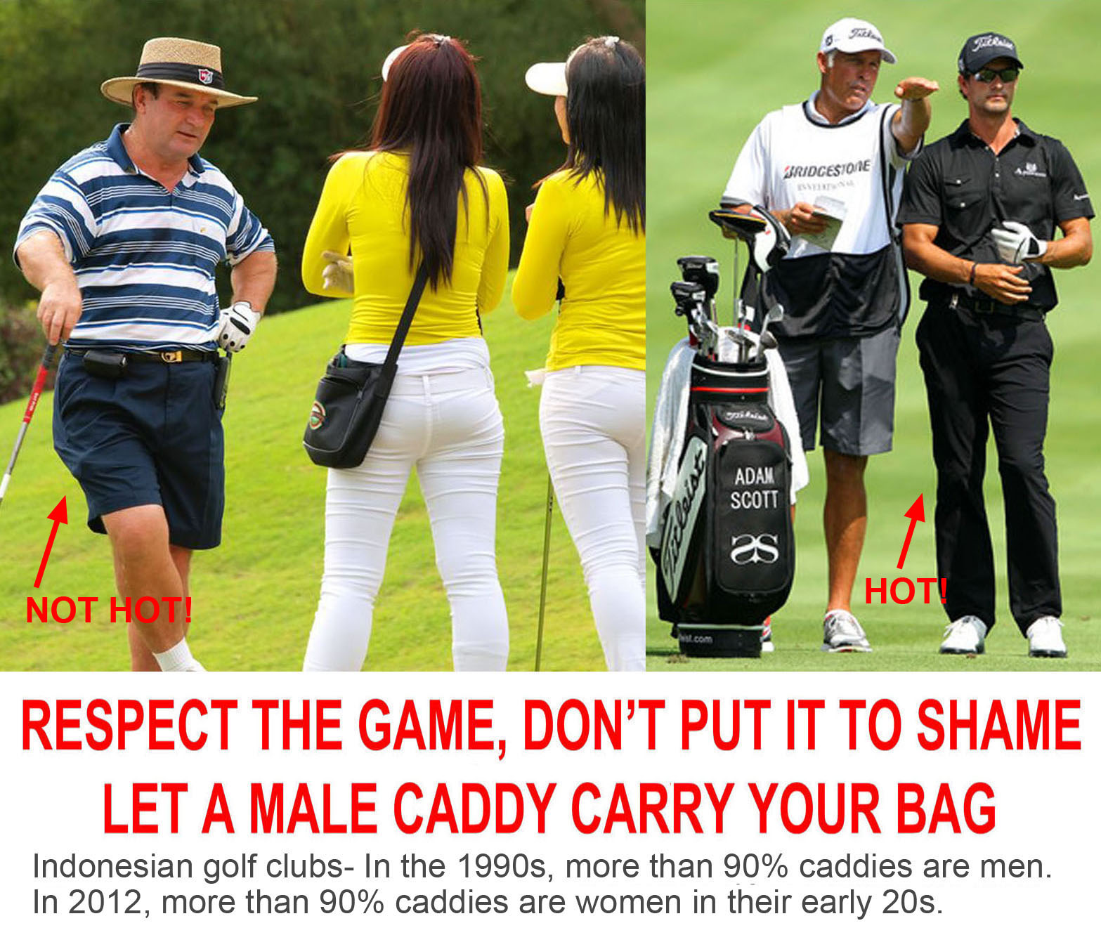 Women Empowerment & Equality Indonesia Trend Caddie Wanita Di Klub