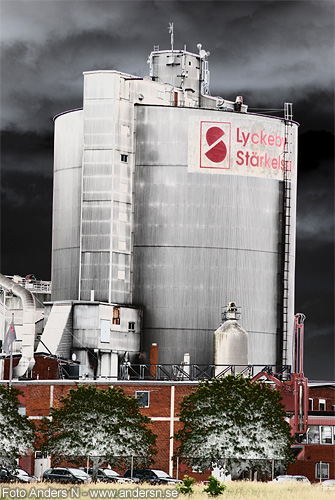 mjällby listerlandet, lyckebystärkelsen, fabrik, lyckeby, blekinge, foto anders n