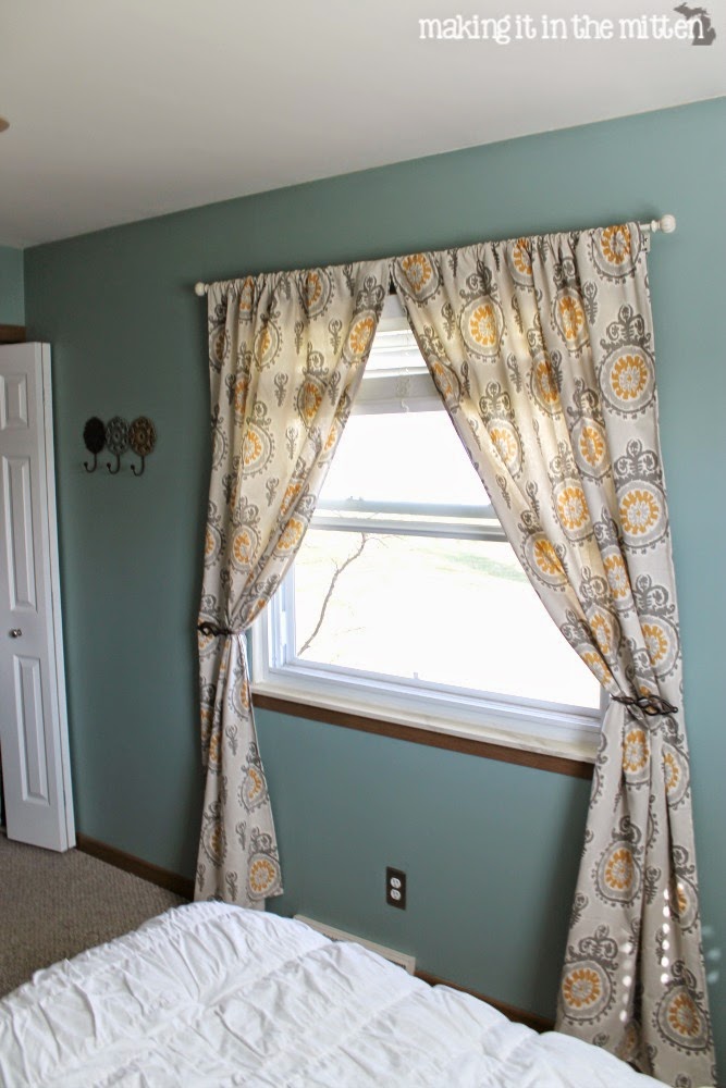 Making It In The Mitten Guest Bedroom Curtains