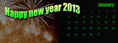 Happy new year 2013 psd