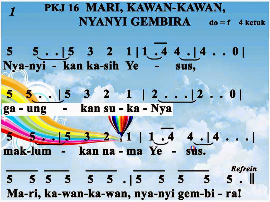 Lagu Gereja Rohani Kristen Pelengkap Kidung Jemaat. 016
