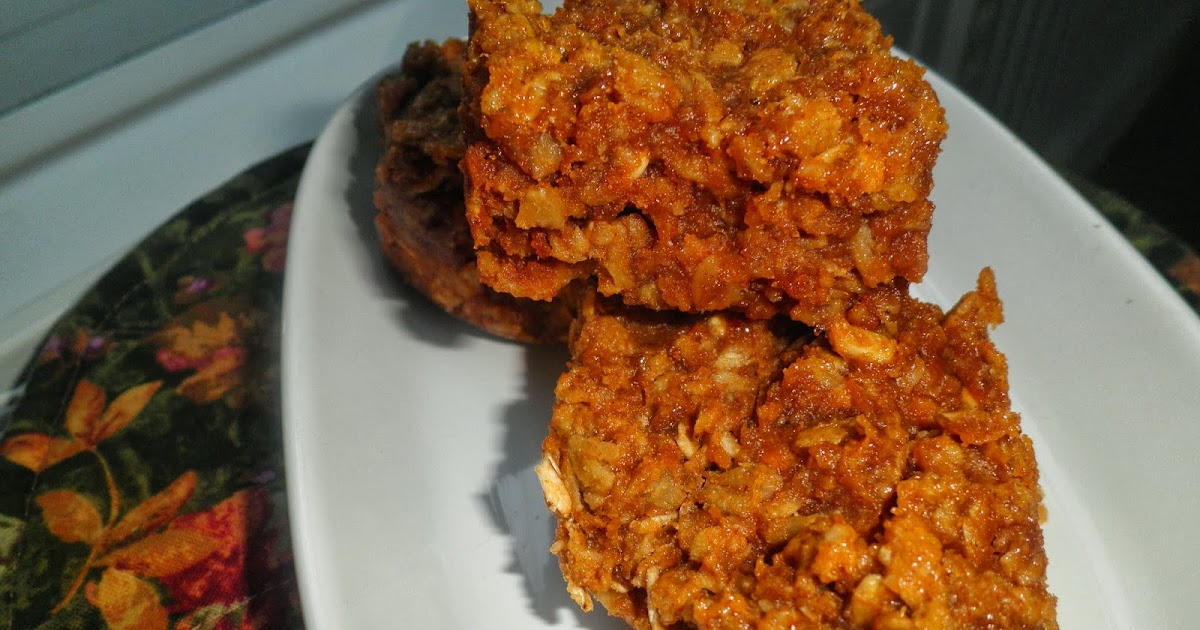 Secrets from the Cookie Princess Pumpkin Peanut Butter Oatmeal Bars
