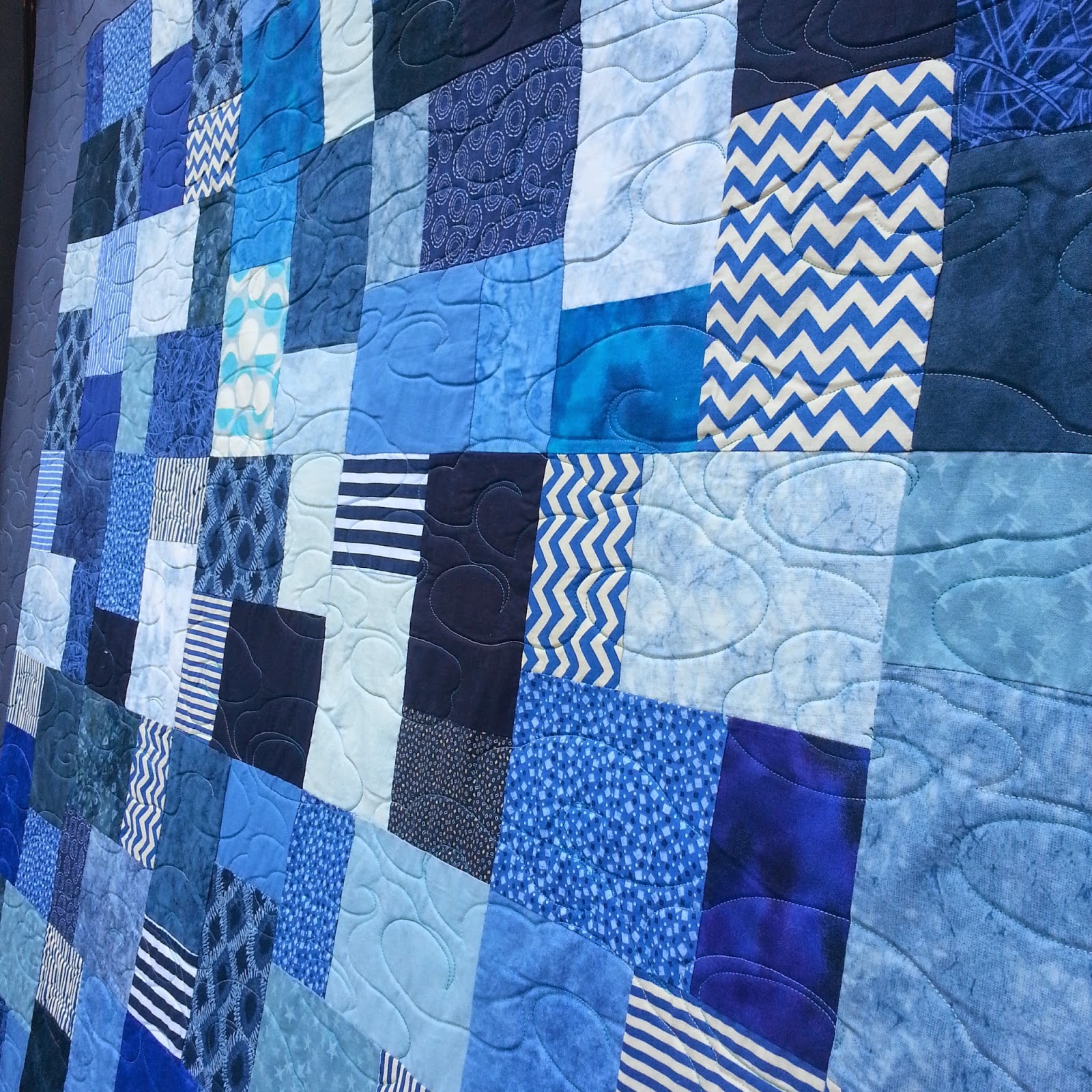 Darvanalee Designs Studio Blue Heaven Quilt 42