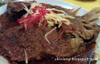 Nyonya style Ikan Talapia