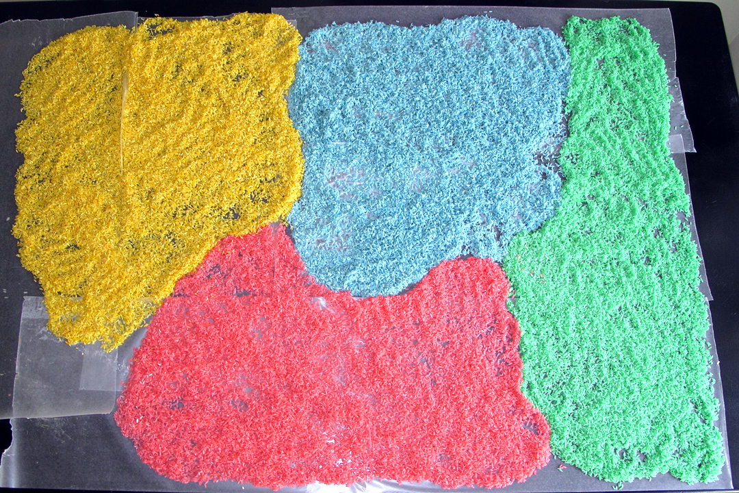 Peaceful Parenting Dying Rice/Pasta for Sensory Play or Art Projects