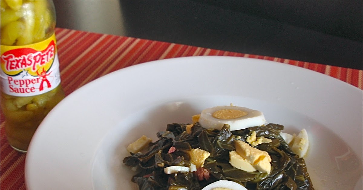 Dosanko in the South Collard Greens with Hard Boiled Eggs