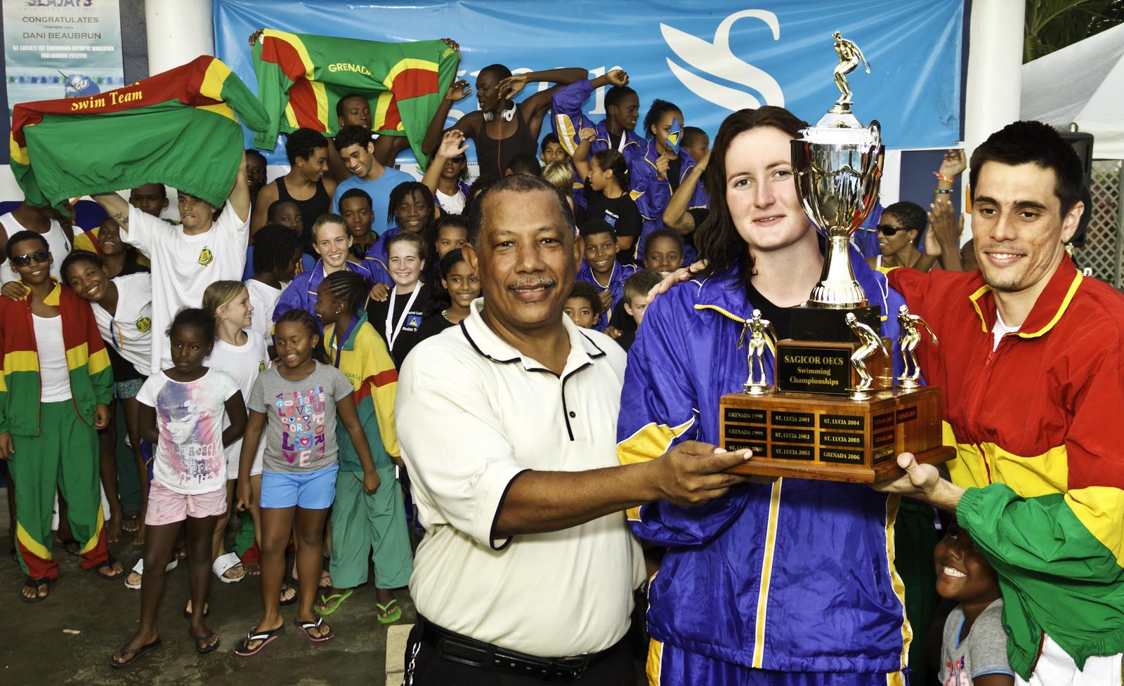 Sharks Swim Club Saint Lucia win by 3.5 points