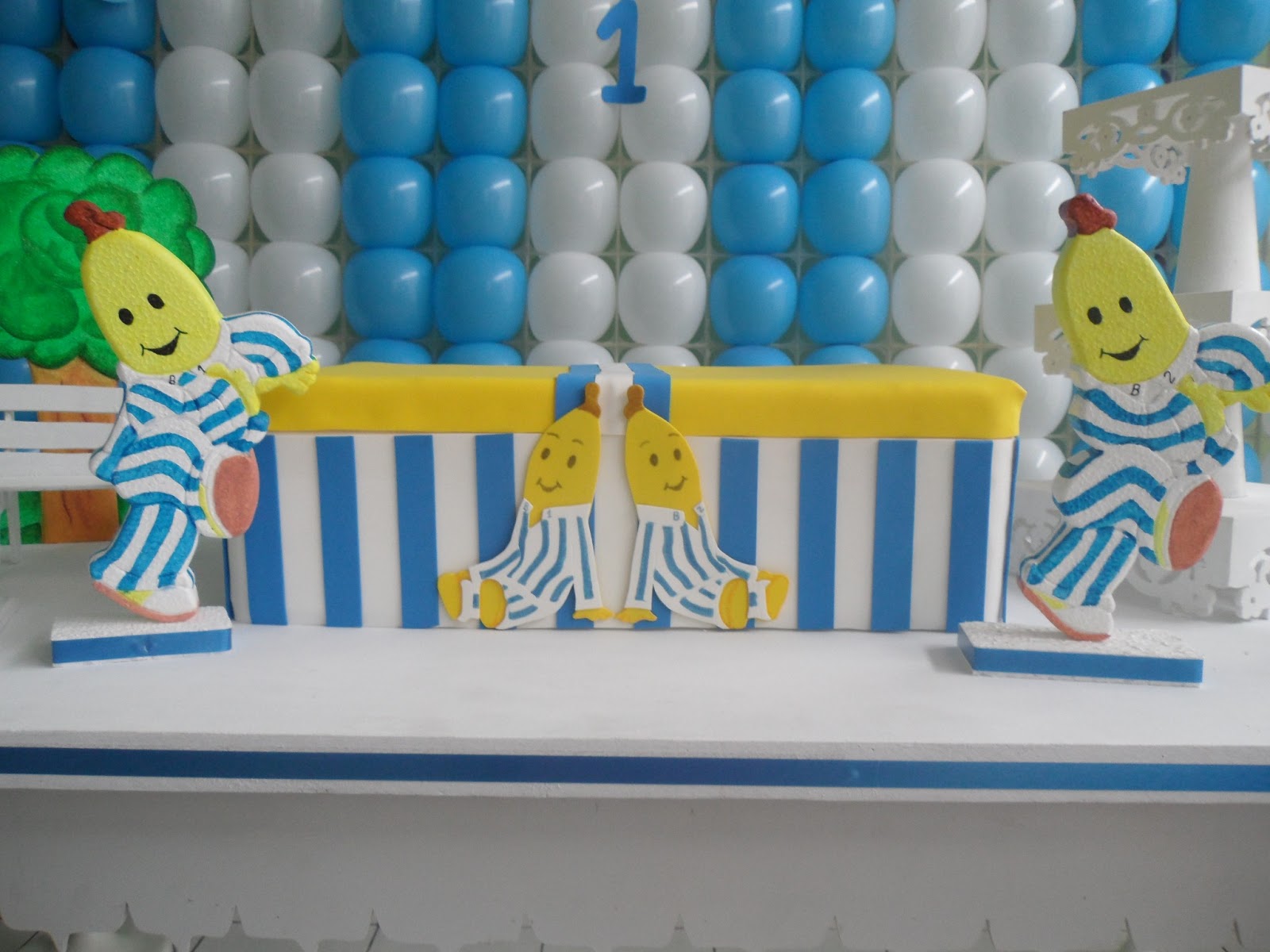 Pipokinha Festas Decoração Infantil Bananas de Pijamas