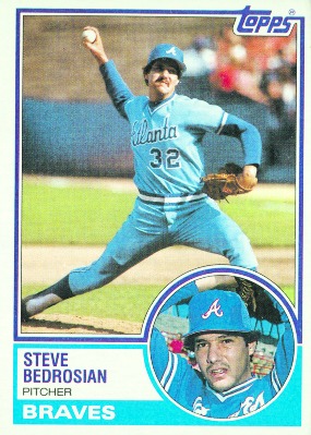 1983 Topps Blog: #157 Steve Bedrosian - Atlanta Braves