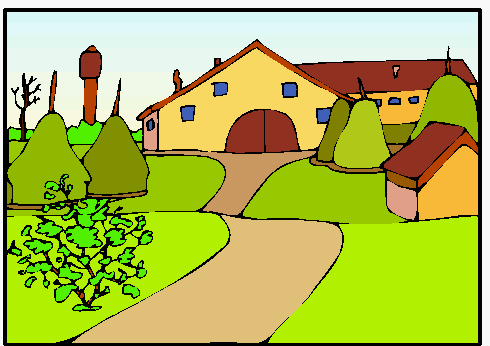 landscape clip art 041315 vector