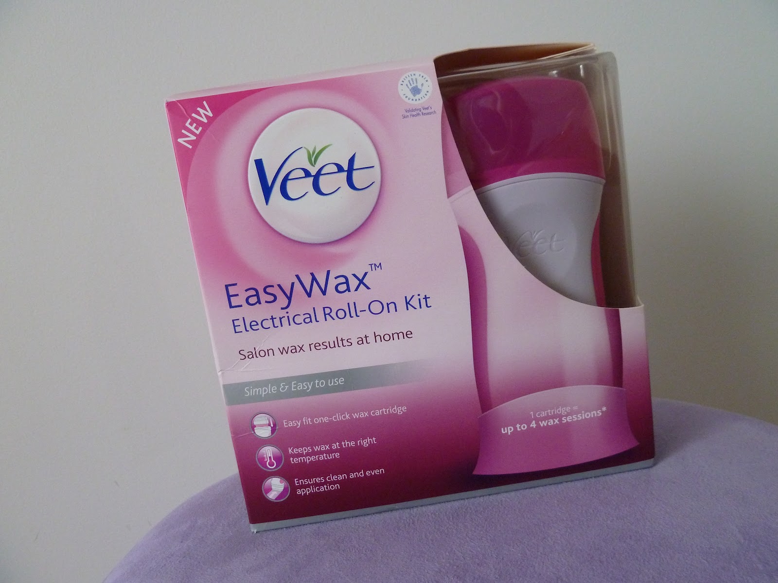Australian Beauty Review Veet Easy Wax Electrical Rollon kit Review