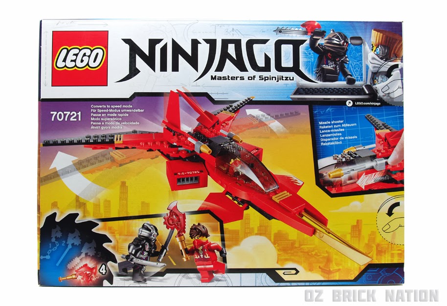 Oz Brick Nation: LEGO Ninjago 70721: Kai Fighter Review