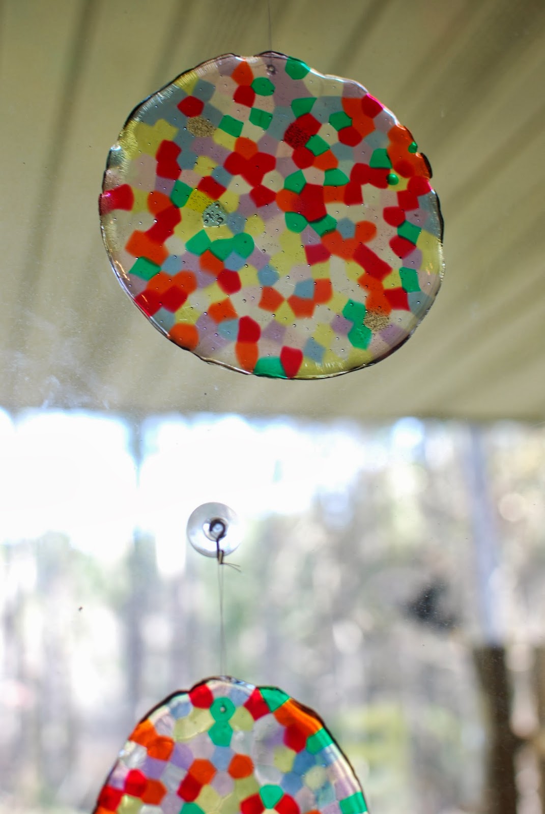 If You Give a Girl a Needle Melted Bead Suncatcher DIY
