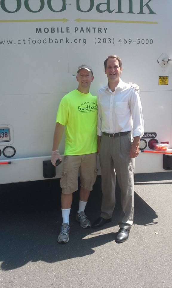 Thomas Q Kimball of Ridgefield,Connecticut meets U.S. Congressman Jim Himes