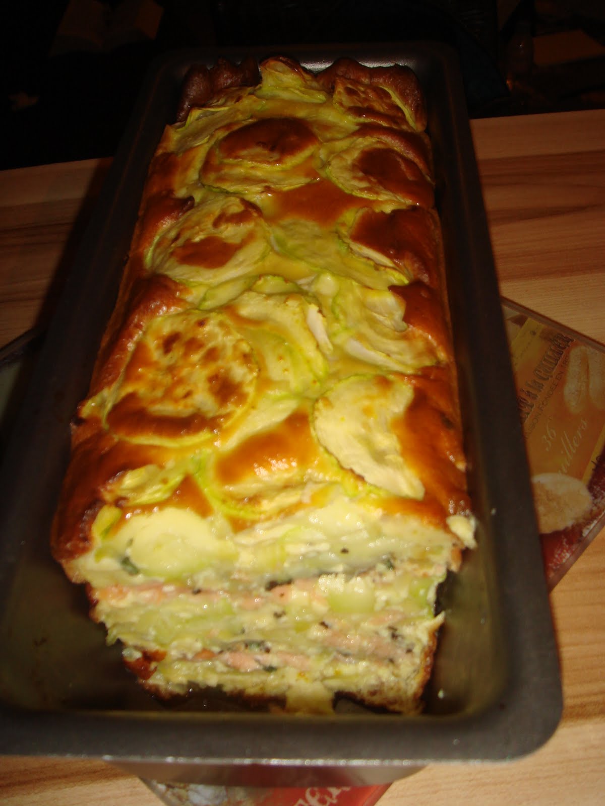 Les recettes d'Emilie Terrine de courgettes au saumon