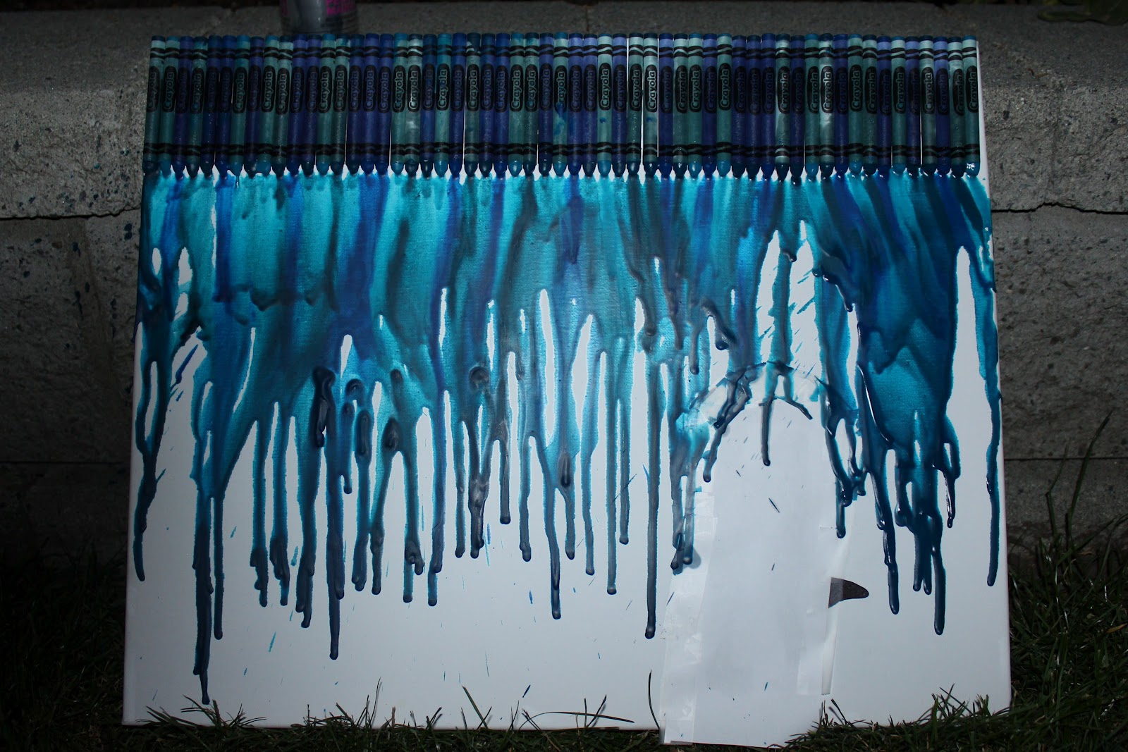 A Cord of Three Strands Melted Crayon Art