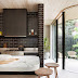 Black Tile Kitchen: Brick House by Clare Cousins Architects