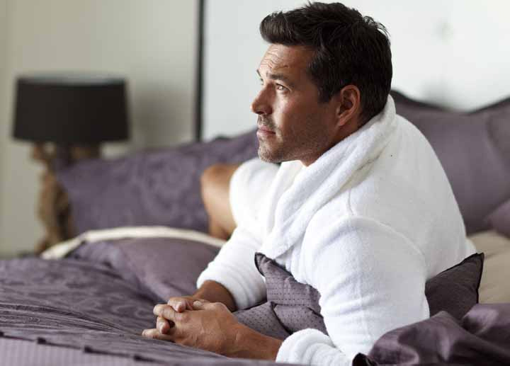 Eddie Cibrian New Photo Shoot For Charisma Linens