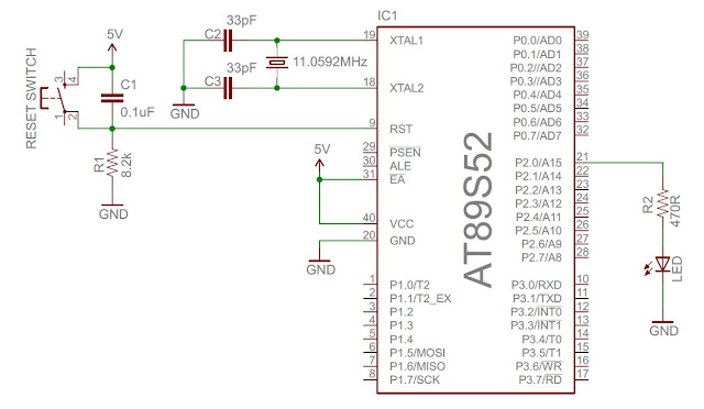 LED Interface with AT89S52