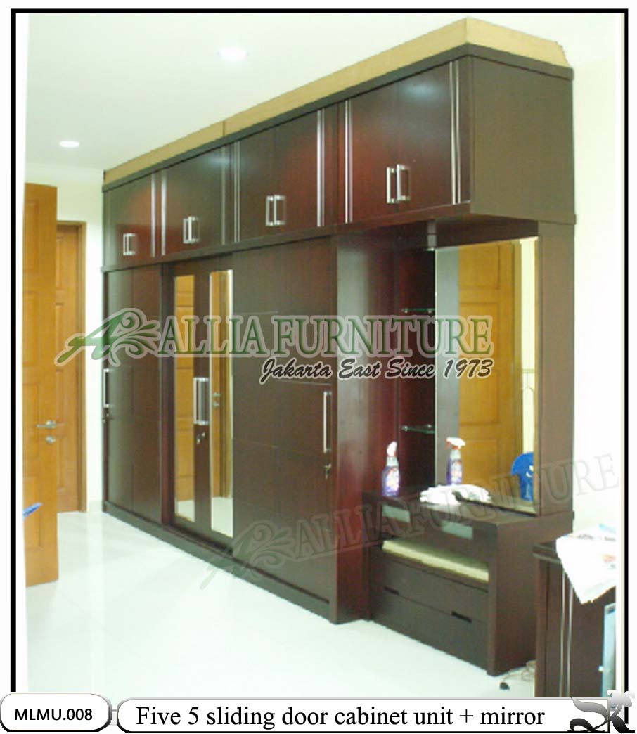 Lemari Minimalis Model Cabinet Unit Five Allia Furniture