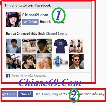 Hướng dẫn chèn nút like facebook vào website, blogspot Hướng dẫn chèn nút like facebook vào website, blogspot