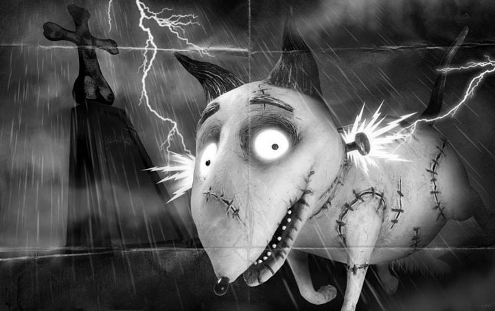 Tim Burton estreia primeiro desenho 3D em preto e branco, Frankenweenie