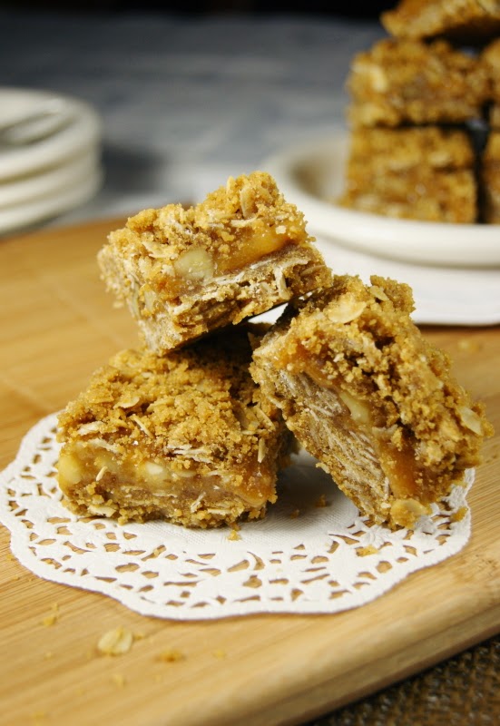 RaspberryAlmond, CaramelWalnut, & LemonCoconut Bars {Party Series 7