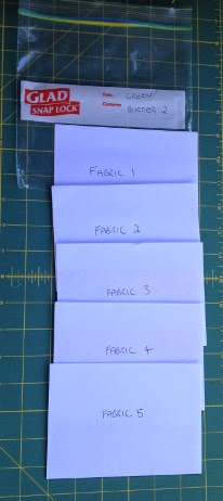 Sorted into baggies Sorted into baggies