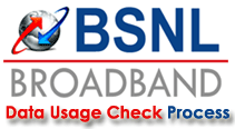 Broadband Data Usage Checking Process BSNL BB Checking Process