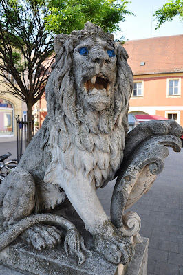 The Lion Statue in Erlangen The Lion Statue in Erlangen, Germany