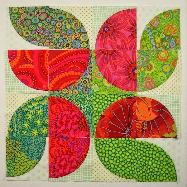 SpringLeaf Studios Drunkard's Path Quilt Along; Block Explorations