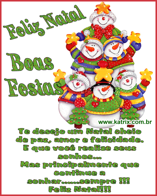 Mensagens de Natal Animadas