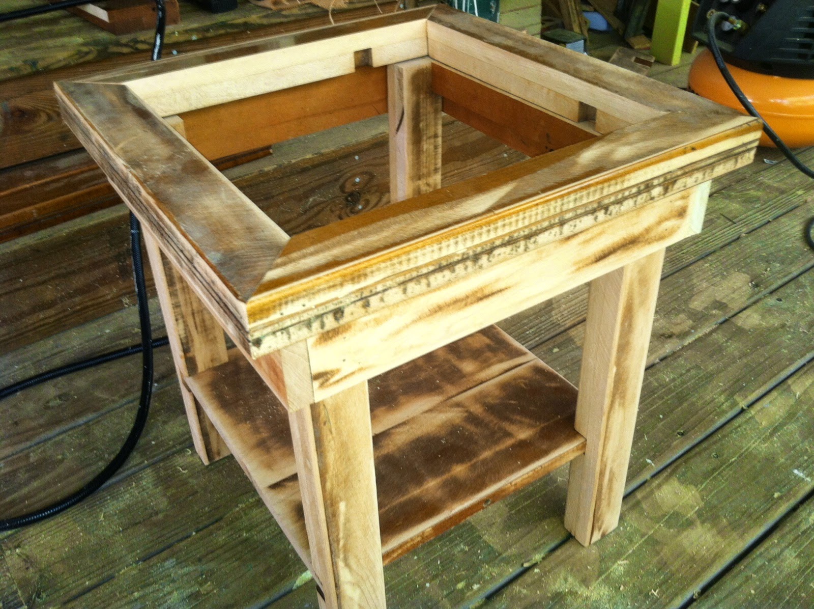 Southern Charm Repurposed Heirloom Wood End Table