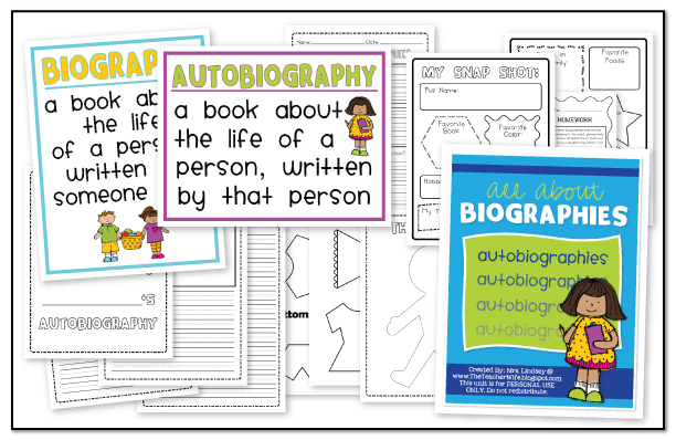 Biography List For 3rd Grade | the teacher wife all about biographies Biography List For 3rd Grade | the teacher wife all about biographies