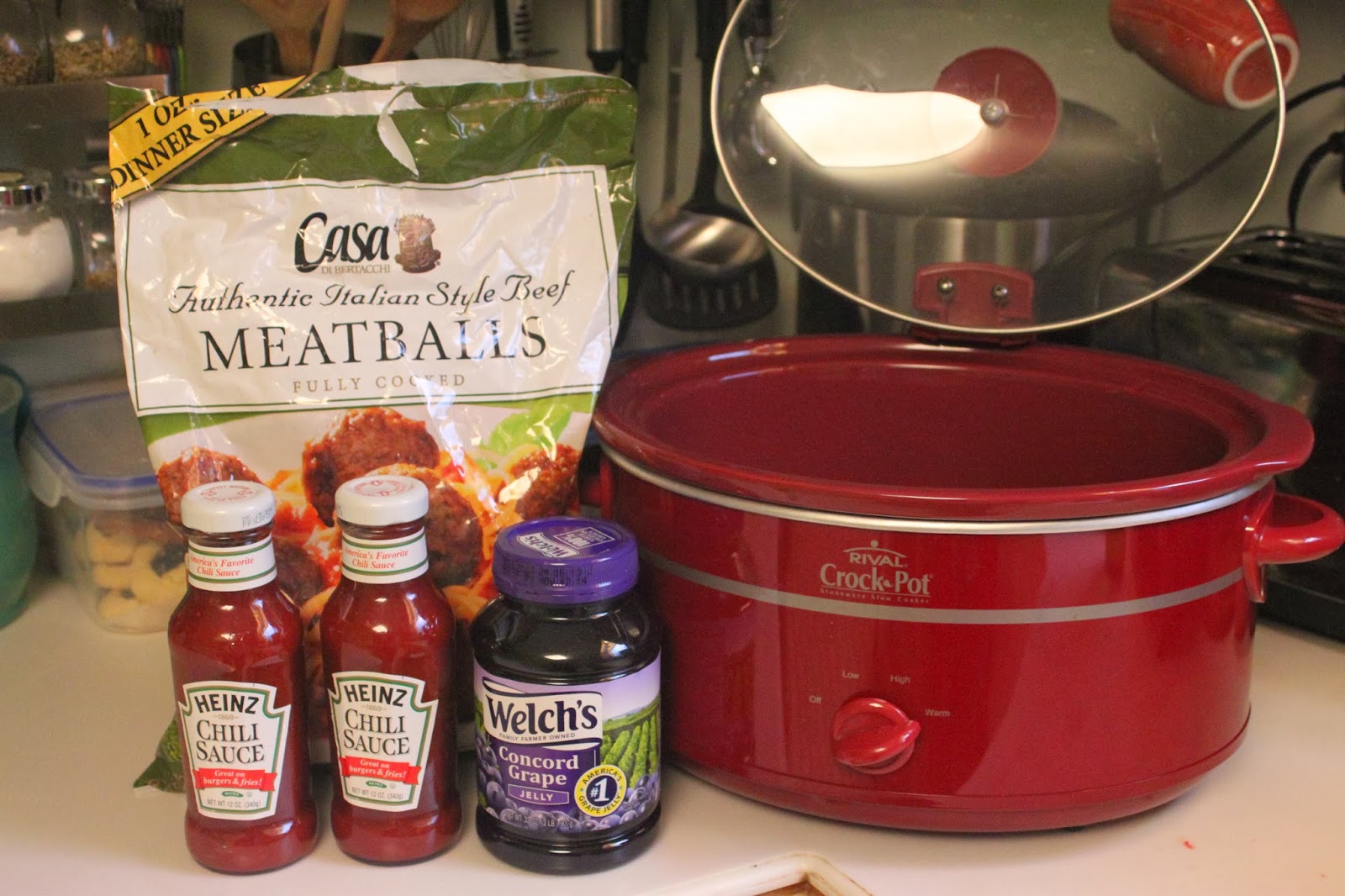 grape jelly heinz chili sauce meatballs