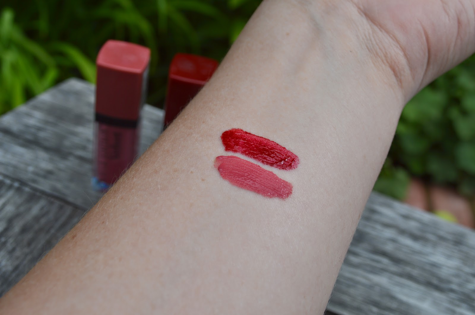Bourjois Rouge Edition Velvet in 07 Nude-ist and 08 Grand Cru Review