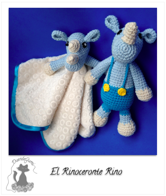 Rinoceronte Amigurumi