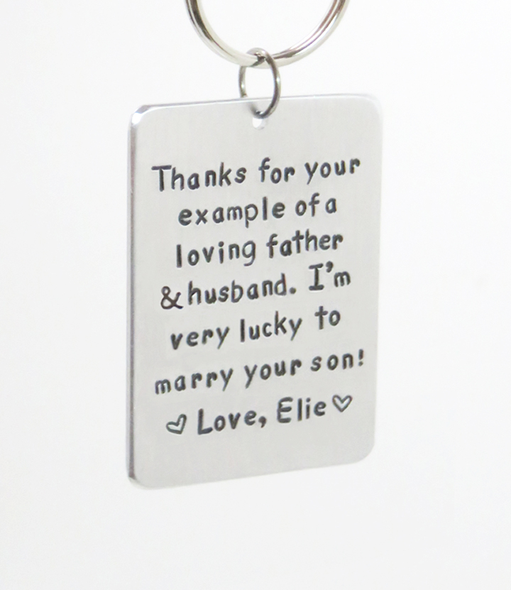 Stamped Personalized Wedding Gifts Jewelry Key Chains Funny Link To Item