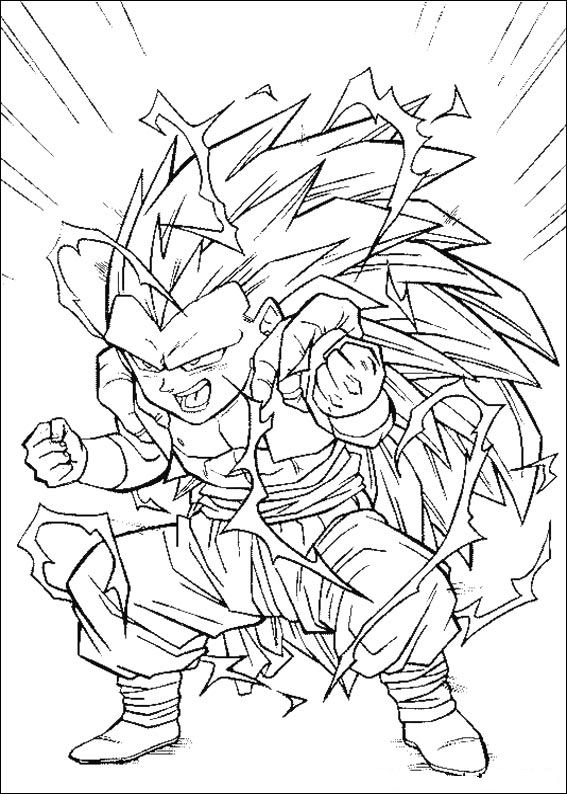 Dibujos de Dragon Ball GT para Imprimir y Colorear - Dibujos Para ...