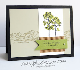 Stampin' Up! In the Meadow Masculine Card #stampinup 2016 Occasions Catalog www.juliedavison.com