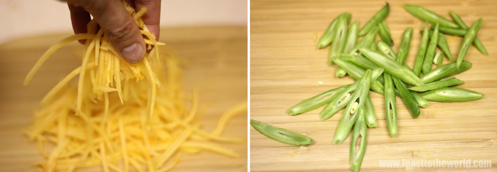 FEAST to the world PPPumpkin Face Stirfried Pumpkin & Runner Beans