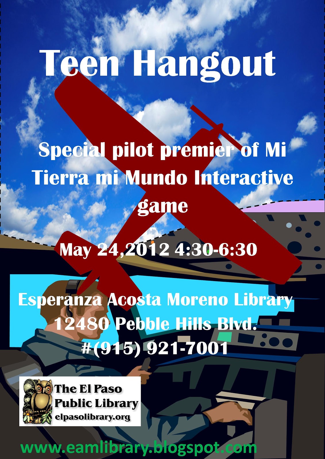 Try this game out at Teen Hangout May 24, 2012 @ 4:30-6:30 pm Try this game out at Teen Hangout May 24, 2012 @ 4:30-6:30 pm