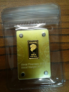 Singapore Gold bars