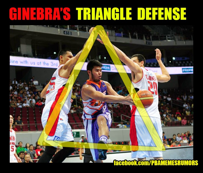 pinoy basketbalista barangay ginebra funny meme 2014 ginebra japeth aguilar gerg slaughter triangle offense defense pba finals 2014 pinoy basketbalista barangay ginebra funny meme 2014