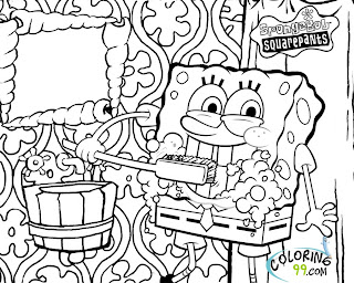 spongebob squarepants coloring pages printable