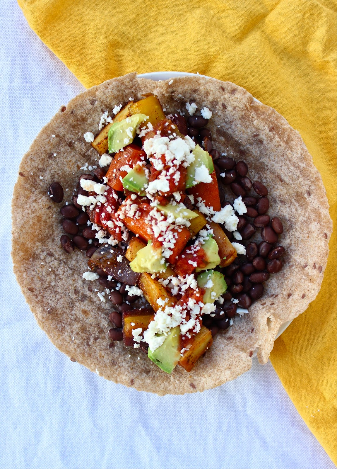 Stew or a Story Spiced Roasted Veggie Wraps, Three Ways
