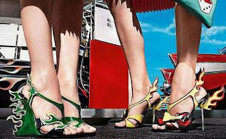 zapatos pintura coches