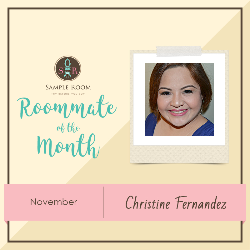 November 2016 Sample Room Roommate Of The Month